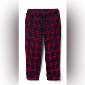 Janie and Jack Tartan Jogger Pants